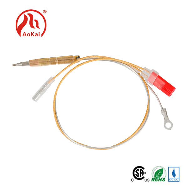 Brass Wire Thermocouple Flame Sensor alang sa Gas Oven